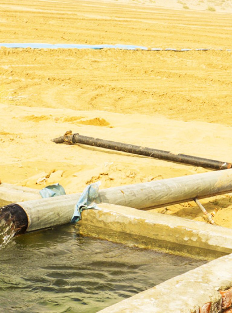 Solar Water Turbine System in Qaimpur, Rohi Cholistan